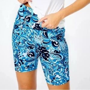 Lilly Pulitzer South Beach High Rise Short in Resort White Mermazing